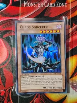 Yu-Gi-Oh! Chaos Sorcerer LCYW-EN248 Super Rare 1st Edition NM - Image 1