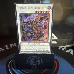 Yugioh Legendary Lord Six Samurai - Shi En MP25-EN107 Prismatic Secret Rare NM - Image 1
