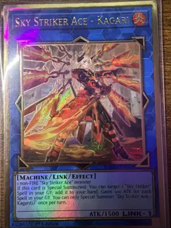 Sky Striker Ace - Kagari (Alternate Art) MAGO-EN038 Maximum Gold 1st Edition - Image 2