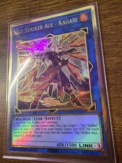 Sky Striker Ace - Kagari (Alternate Art) MAGO-EN038 Maximum Gold 1st Edition - Image 3