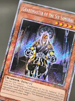 Grandmaster of the Six Samurai Platinum Secret Rare RA03-EN174 - Yu-Gi-Oh! NM+ - Image 3