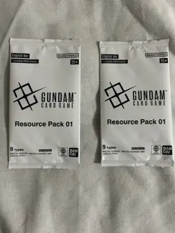 Gundam Card Game - Resource Pack 01 - English New & Sealed - Image 1