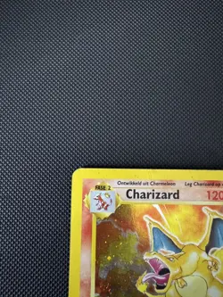 Pokemon TCG Charizard Base Set Holo Unlimited Rare Card 4/102 Dutch - Image 5