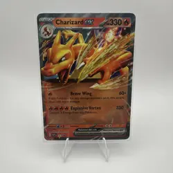 Pokemon TCG Charizard EX Holo SVP 161 Black Star Promo Card - Image 1