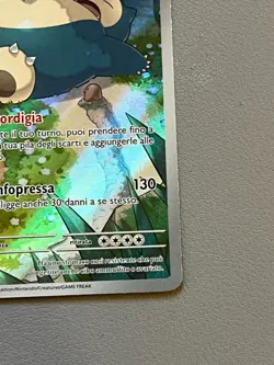 Pokemon TCG Snorlax Promo Card ITALIAN (IT) LANGUAGE Scarlet Violet 151 SVP051 - Image 5
