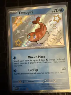 Pokemon TCG Paldean Fates Baby Shiny Rare Tatsugiri Card 127/091 NM Condition - Image 1