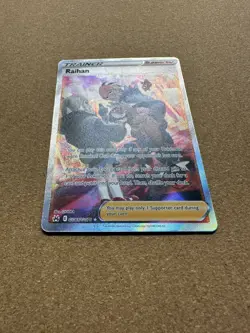 Raihan GG65/GG70 Crown Zenith Galarian Gallery NM Full Art Pokemon Card - Image 3