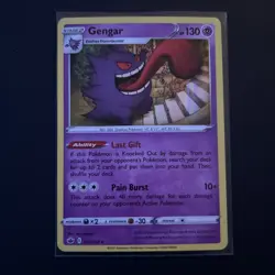 Pokemon TCG Gengar 057/091 Chilling Reign Holo Card Near Mint- Condition - Image 1