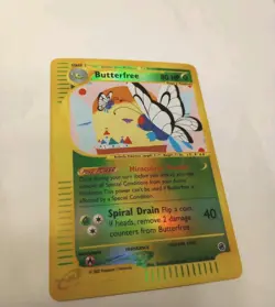 Butterfree 5/165 Expedition 2002 Reverse Holo Rare E-Reader Pokemon Card TCG - Image 1