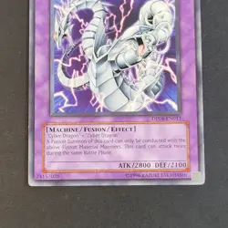 Yugioh TCG Card - 1x Cyber Twin Dragon - DP04-EN011 - NM/LP - Rare - Fusion - Image 4