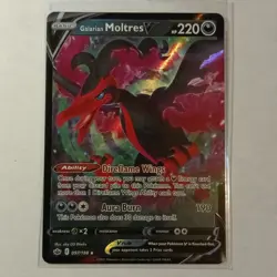 Galarian Moltres V 097/198 Near Mint Condition Card Pokemon TCG! Read Desc! - Image 1