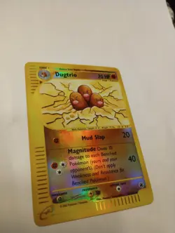 Dugtrio 10/165 Pokemon Expedition Reverse Holo Rare Card - Image 1