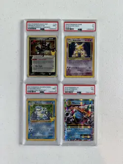 4 PSA Graded Pokemon Card Slab Lot #13 - Image 1