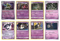 Duskull Dusknoir Dusclops Pokemon Card Collection Set of 8 Holo Rare - Image 1