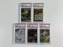 5 PSA Graded Pokemon Card Slab Lot #11 - Image 1
