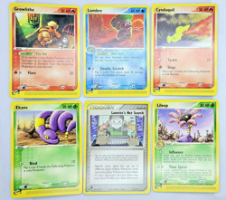 Vintage Pokemon Cards (6) *NM* - EX Sandstorm - 2003: Cyndaquil, Growlithe, Ekan - Image 1