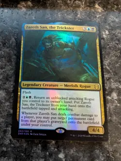Foil - Zareth San, the Trickster - Zendikar Rising Magic the Gathering MTG Nice! - Image 1