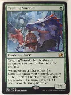 Teething Wurmlet - The Brothers' War - Magic the Gathering MTG Nice! - Image 1