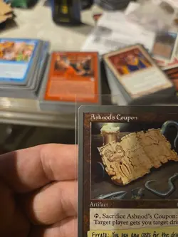 MTG UNGLUED Ashnod's Coupon NEVER PLAYED NM/M - Image 2