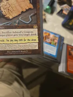 MTG UNGLUED Ashnod's Coupon NEVER PLAYED NM/M - Image 4