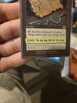 MTG UNGLUED Ashnod's Coupon NEVER PLAYED NM/M - Image 5