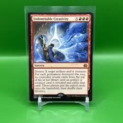 1x Indomitable Creativity Moderate Play MTG Magic - Kid Icarus - - Image 1