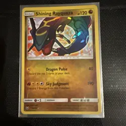Pokemon Shining Rayquaza Basic Holo Shiny Holo Rare Shining Legends 56/73 120HP - Image 1