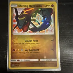 Pokemon Shining Rayquaza Basic Holo Shiny Holo Rare Shining Legends 56/73 120HP - Image 2