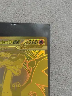 🔥 Mega Charizard X ex Gold 130/094 - Phantasmal Flames Pokemon TCG | Ultra Rare - Image 4