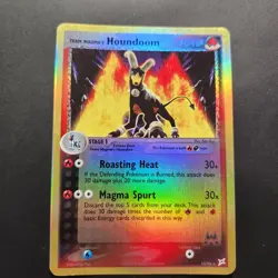 Team Magma's Houndoom 10/95-Team Magma vs Team Aqua Reverse Holo- Pokemon TCG-LP - Image 1