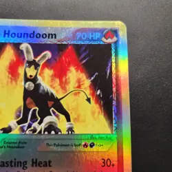 Team Magma's Houndoom 10/95-Team Magma vs Team Aqua Reverse Holo- Pokemon TCG-LP - Image 2