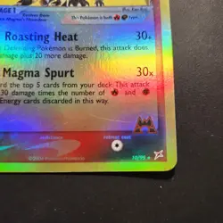 Team Magma's Houndoom 10/95-Team Magma vs Team Aqua Reverse Holo- Pokemon TCG-LP - Image 3