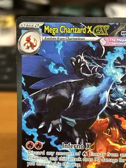 2025 Pokemon Phantasmal Flames MEGA CHARIZARD X ex 125/094 SIR! Mint In Hand - Image 2