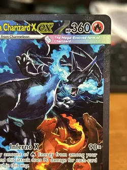 2025 Pokemon Phantasmal Flames MEGA CHARIZARD X ex 125/094 SIR! Mint In Hand - Image 3
