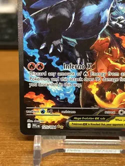2025 Pokemon Phantasmal Flames MEGA CHARIZARD X ex 125/094 SIR! Mint In Hand - Image 5