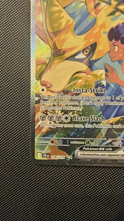 Pokemon Hop’s Zacian ex SIR 186/159 Journey Together Special Illustration Rare - Image 4