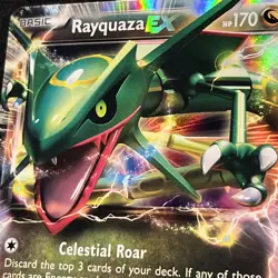 Pokemon RAYQUAZA EX BW47 (Ultra Rare Holo) BW Promos - LP/Light Play - Image 2