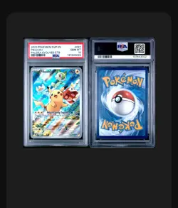 2023 Pokemon Scarlet & Violet Black Star Promo Pikachu Paldea Evolved PSA 10 - Image 2