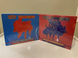 Pokemon Sword and Shield ETB Elite Trainer Box - Set Of 2 - New Factory Sealed - Image 1