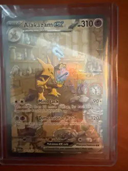 Alakazam ex 201/165 Sv: Scarlet & Violet 151 SIR Pokemon TCG - Image 1