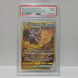 Pokemon Crown Zenith GG67/GG70 Gold Origin Forme Palkia VSTAR PSA 9 - Image 1