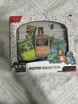 Nintendo Pokemon TCG Scarlet & Violet - 151 Poster Collection Box - 3 Packs 820650853166 - Image 1
