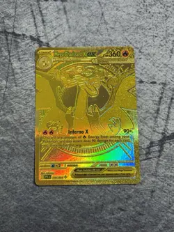 Pokemon TCG - Mega Charizard X EX 130/094 - Phantasmal Flames Gold Ultra Rare - Image 1
