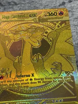 Pokemon TCG - Mega Charizard X EX 130/094 - Phantasmal Flames Gold Ultra Rare - Image 2