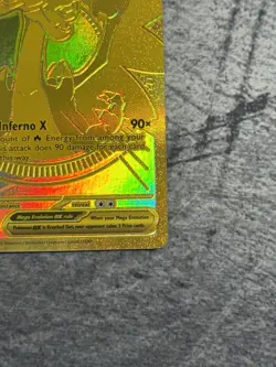 Pokemon TCG - Mega Charizard X EX 130/094 - Phantasmal Flames Gold Ultra Rare - Image 3