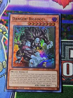Danger! Bigfoot! RA03-EN019 Quarter Century Bonanza Super Rare 1st Edition LP - Image 1