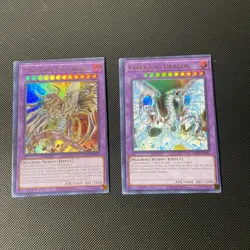 Cyber End & Cyberdark End Dragon SDCS Misprints 1st Edition Ultra Rares - Image 1