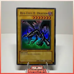 [1st EDITION] Red-Eyes B. Dragon SDJ-001 Holo Vintage Yu-Gi-Oh TCG - Image 1