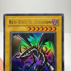 [1st EDITION] Red-Eyes B. Dragon SDJ-001 Holo Vintage Yu-Gi-Oh TCG - Image 2