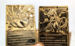 Lot Of 5 1999 Pokemon 23K Gold Plated Small Burger King Collectible Cards - Image 4